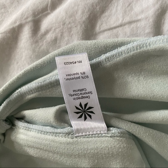 Athleta Mint Mock Neck Zip Long Sleeve Running Top - Picture 9 of 9